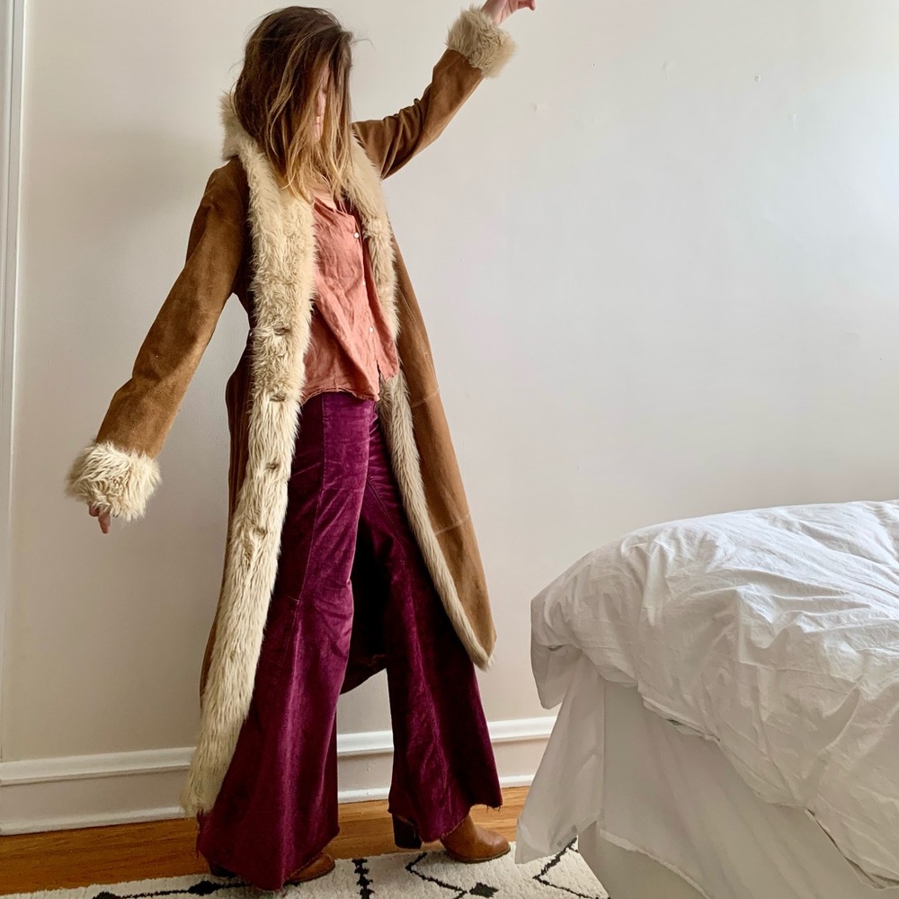 “Penny Lane” vintage leather coat
